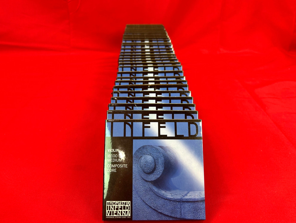 100% Authentic Thomastik Infeld BLUE Violin String  Set 4/4 Removable E Ball