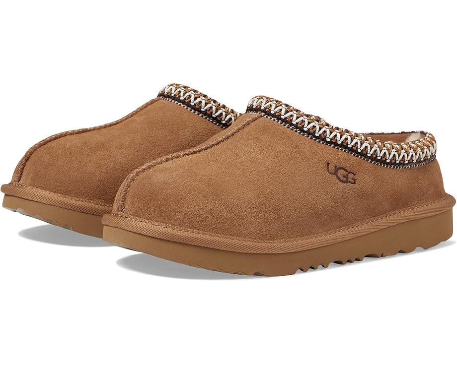UGG Tasman II Slipper Big Kids Suede Upper 1019066K Chestnut 100% Authentic New