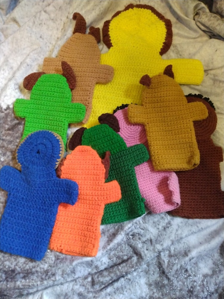 Crochet Puppets (9) Handle Puppets