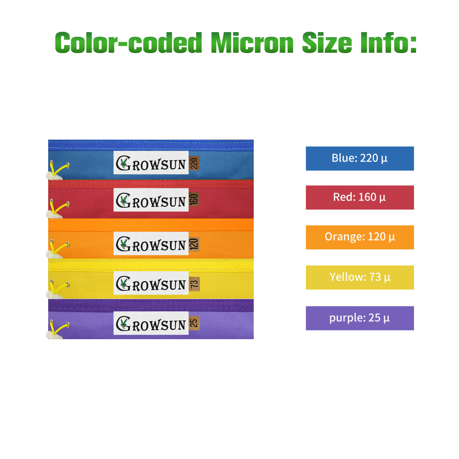 Bubble Bags 32 Gallon 5 Bag Set Ice Herbal Essence Extraction Bag