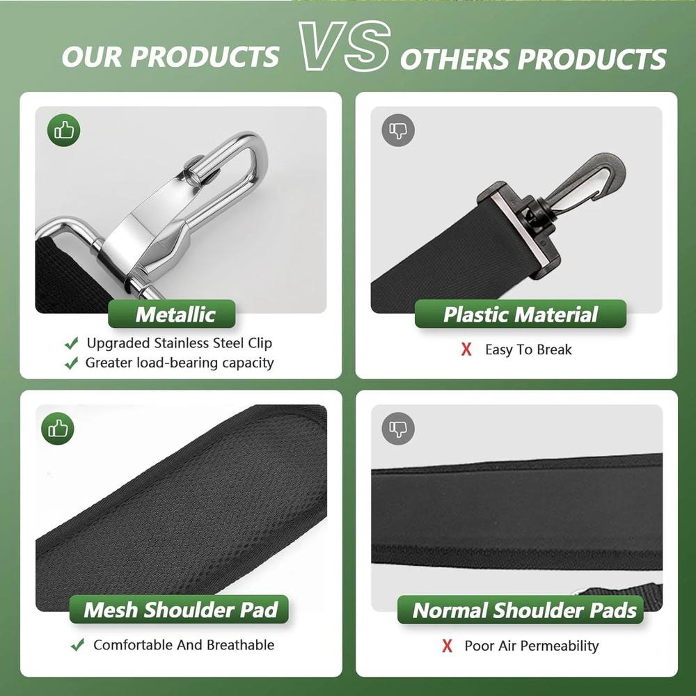 Weed Eater Shoulder Strap, String Trimmer Strap Compatible with EGO Stihl Ryobi