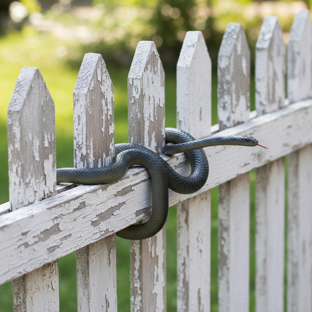 Fake Realistic Snake Lifelike Real Scary Rubber Toy Prank Party Joke For Garden