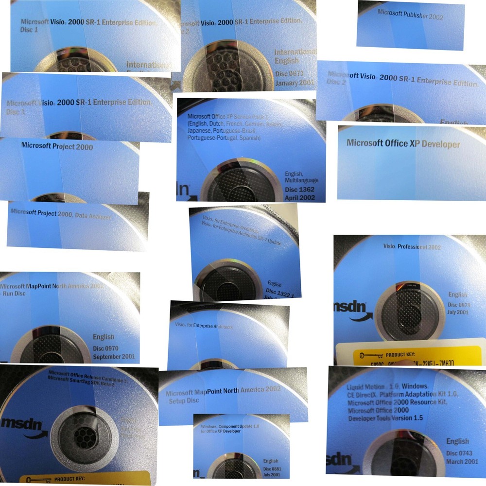 MSDN Subscription Software Library over 75 Disc Retail $2500 Visual Studio More!