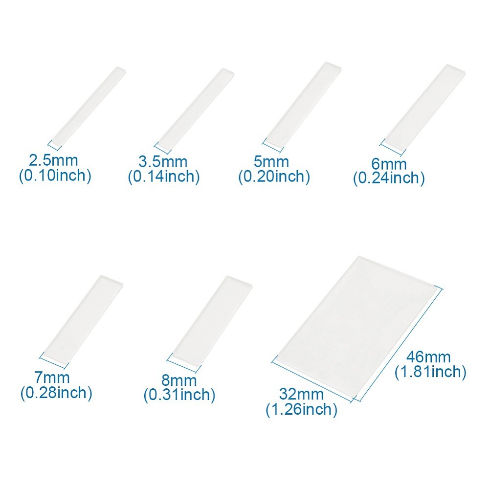 19Pcs Invisible Ring Adjuster-Assorted Sizes Ring Reducer Spacer Ring Guard A3