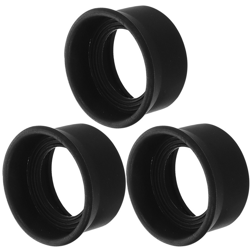3 Pcs Replacement Eyecups for Binoculars Microscope Eyepiece Protectors
