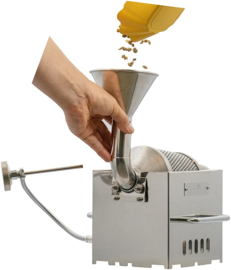 KALDI Mini Coffee Roaster - 200G Capacity, Manual & Motorized Options