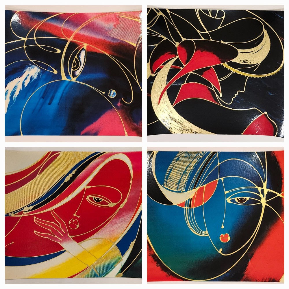 Victor Spahn Signed Lithograph Olympic Games & Bonus Items