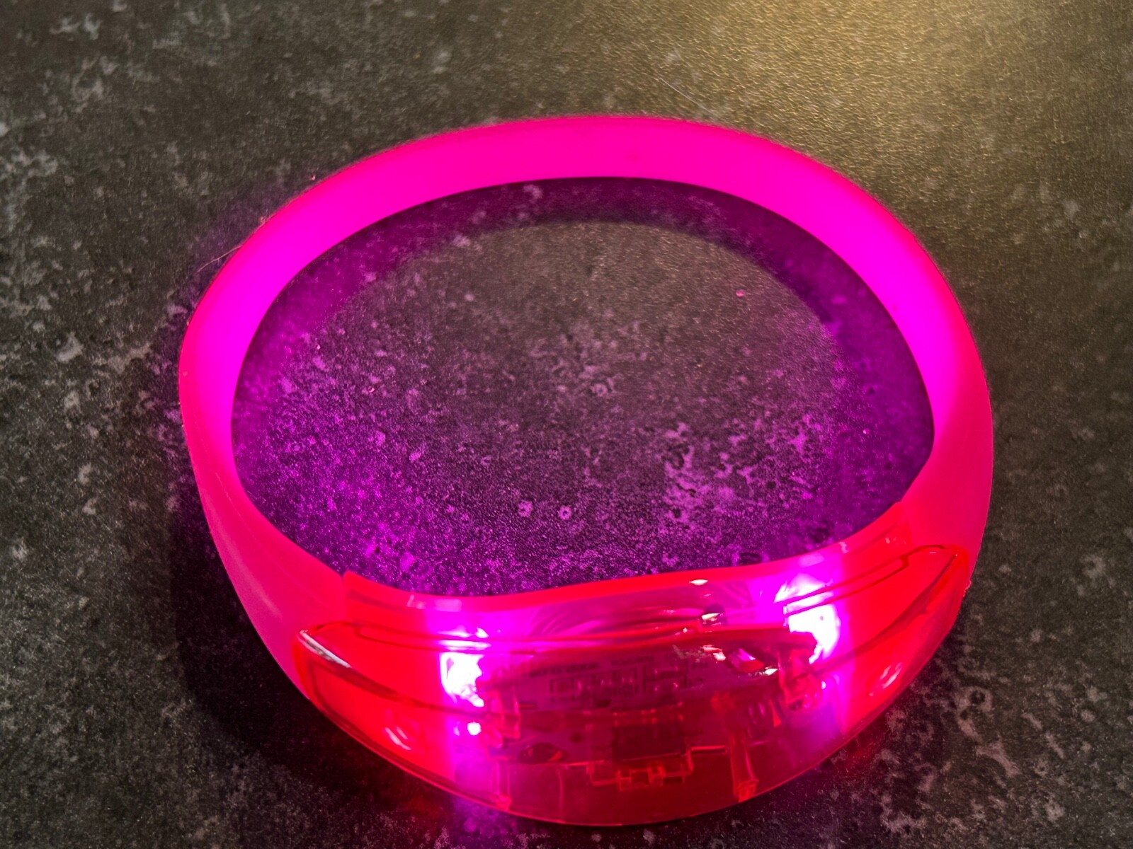BANGLE BRACELET FLASH GLOW BAND LIGHT-UP EL LED MOTION SOUND ACTIVATED WRISTBAND