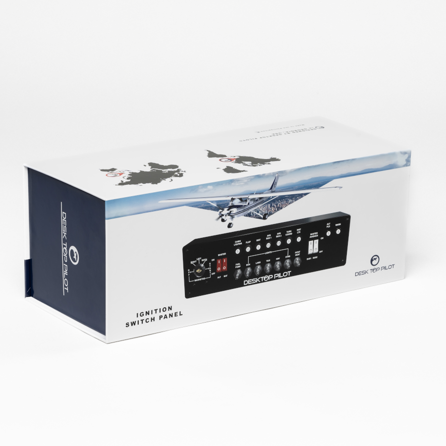 Cessna 172 Ignition Panel for Flight Simulators - Fast Shipping