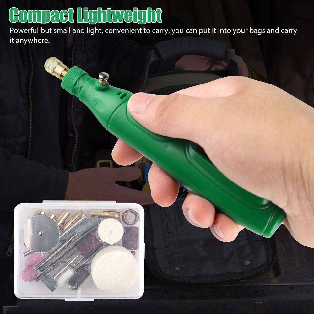Mini Grinder Rotary Tool Polishing Drill Kit Variable Speed w/24pcs Accessories