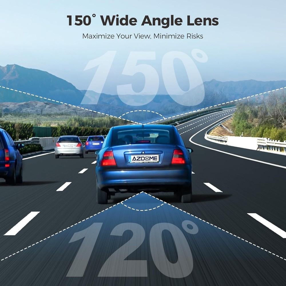 High-Performance M01 Dual Dash Cam: Front and Rear Recording, Easy Install