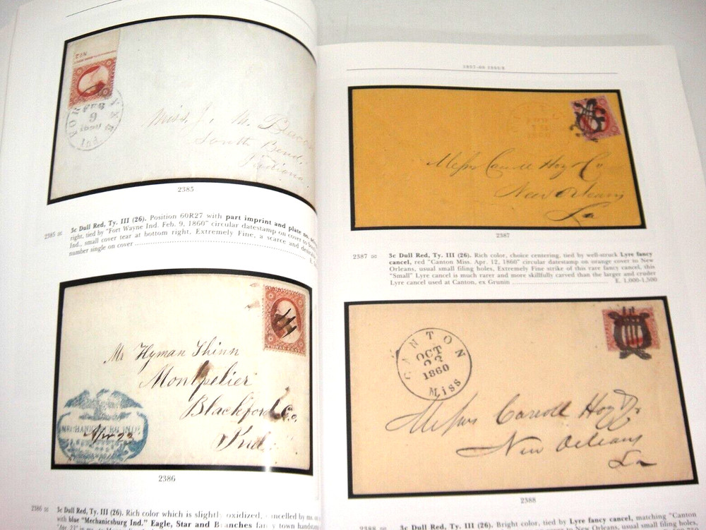 Siegel Auction Catalog Confederate States Postal History Military Mail Covers