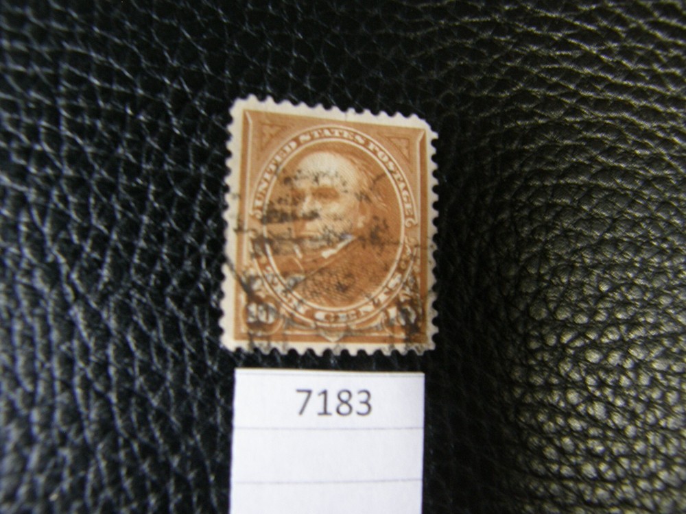 7183) One: 10¢ US Postage Stamp Daniel Webster 1898