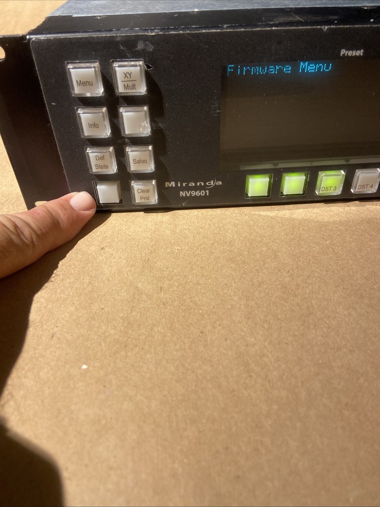 Miranda Technologies NV9601 Control Panel NVISION 9000 Router Control Eystem