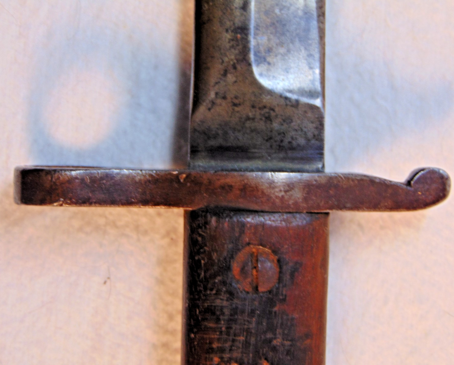 Antique Canadian Army Bayonet/Fighting Knife; WWI; Ross Rifle Co, Quebec; 1916