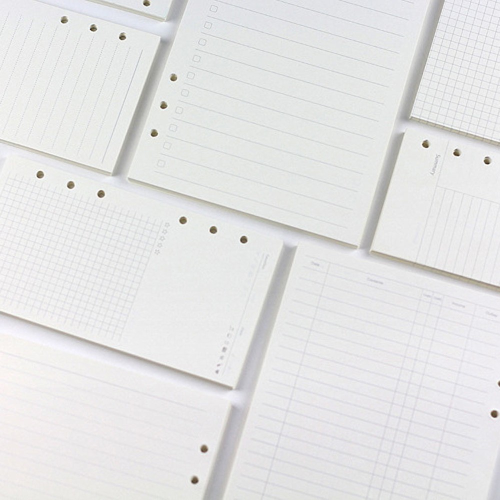 A5/A6/A7 Planner Diary Insert Refill Schedule Organiser Plan 45Sheet Notes Paper