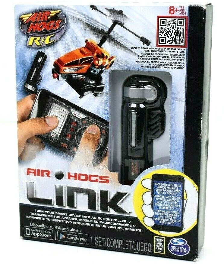 Air Hogs Link Remote Control Transmitter iOS Android Device RC Havoc Heli Cage