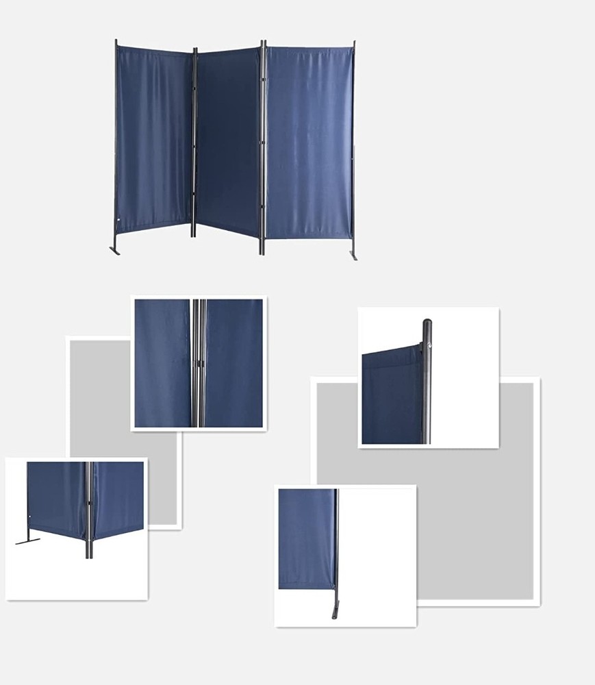 3 Panels Blue Divider