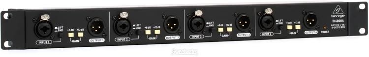 Behringer DI4800A Professional 4 Channel Active DI-Box