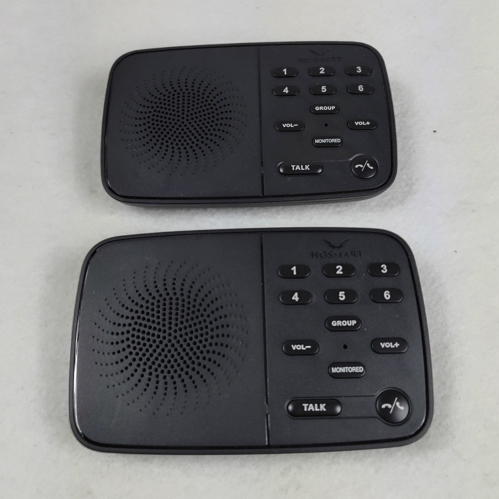 HO-Smart 2-Way Full Duplex Wireless Intercom 2-Set 1300ft EUC