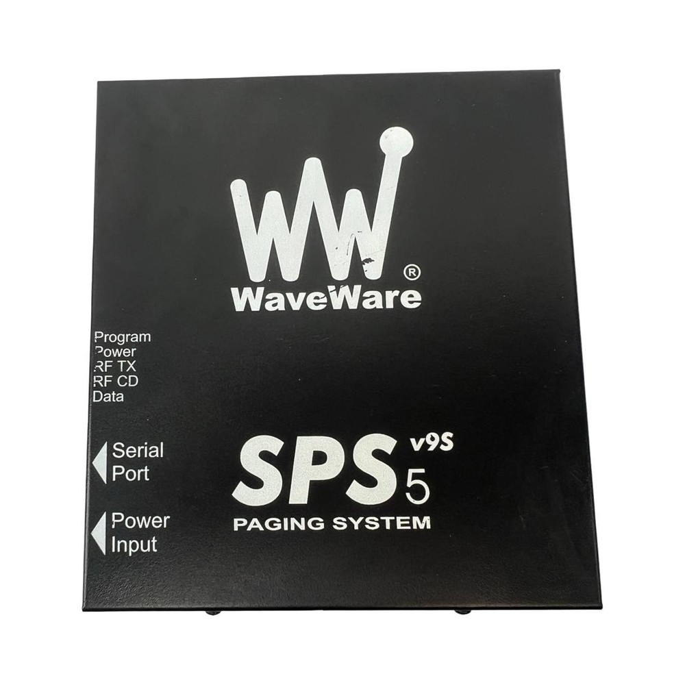 WAVEWARE SPS-5V9S PAGING SYSTEM 0100-2701 | NO Cables