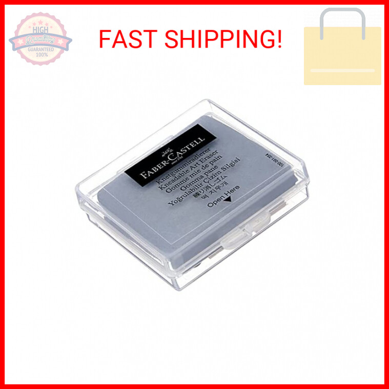 Faber-Castell Kneaded Eraser with Case, Grey