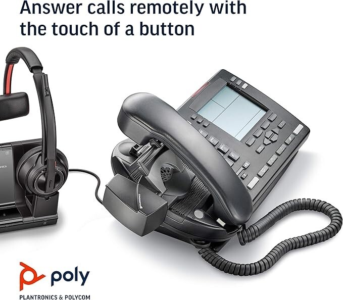 Plantronics HL10 Automatic Handset Lifter, Str. Plug, with Accessory Kit-NEW