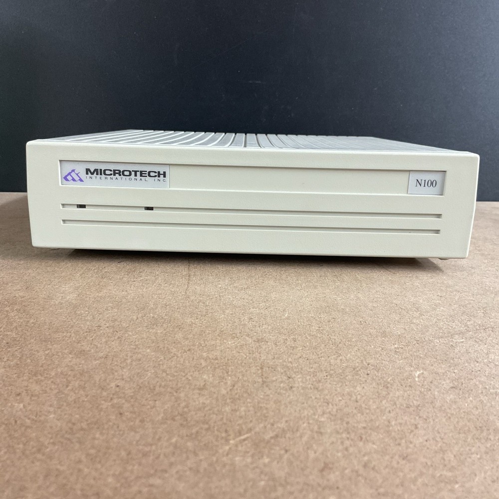 Microtech International Inc External SCSI Model N100 Vintage Computing