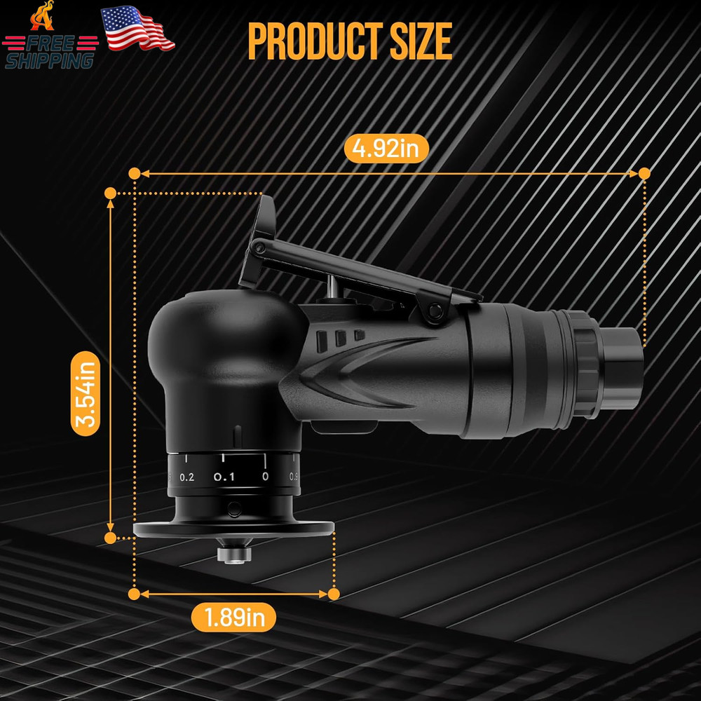 Beaiguna Pneumatic Chamfering Tool, Chamfer Tool with 6 C-Angle & 6 R-Angle Blad