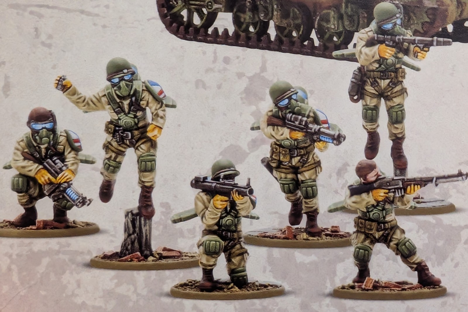 Firefly Airborne Infantry Sprue, Konflikt 47, Warlord Games