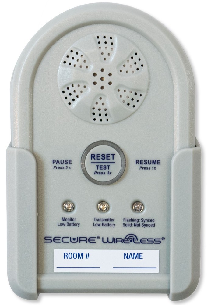 Secure Wireless Bed Exit Alarm Set for Elderly Fall & Wandering Prevention