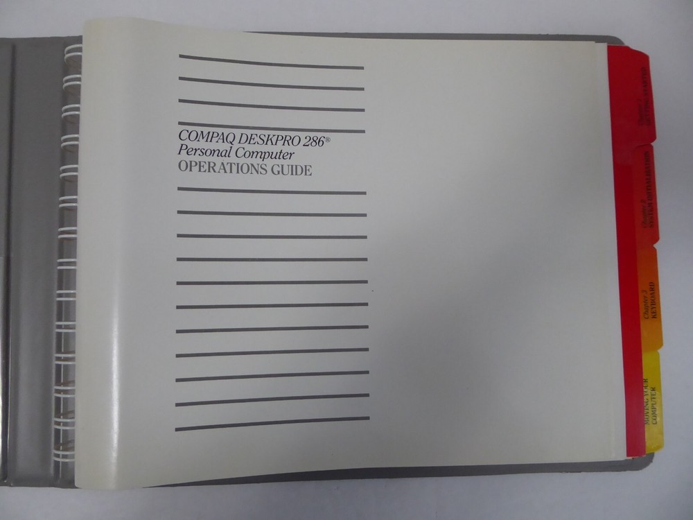 Compaq Deskpro 286 Operations Guide