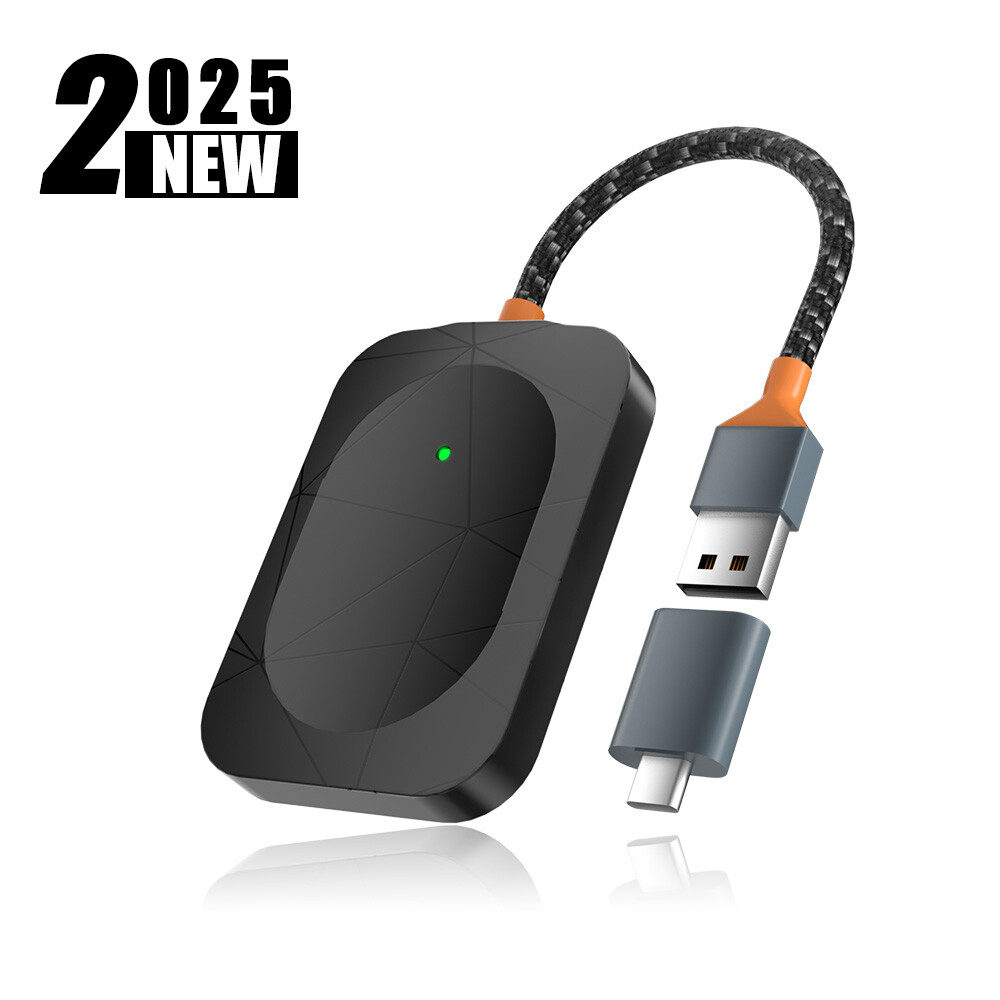 Mini Carplay Wireless Adapter & Android Auto Wireless Adapter for iPhone/Android