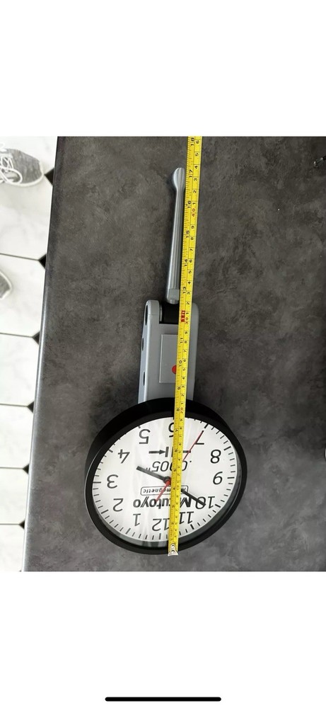 Machinist / Engineer indicator dial clock