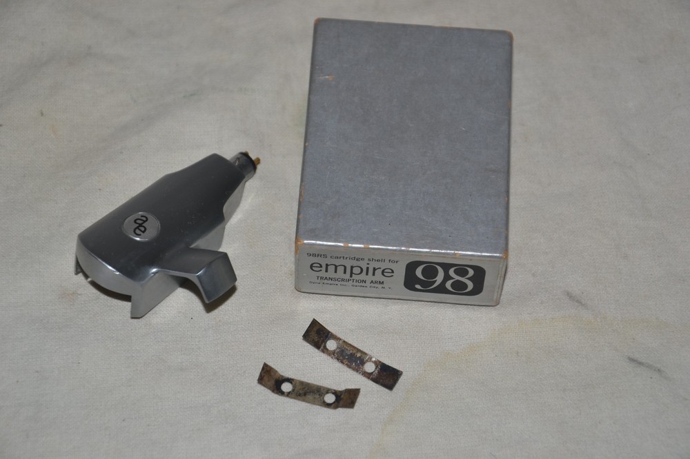 Original Vintage Empire 98 Turntable tonearm Headshell