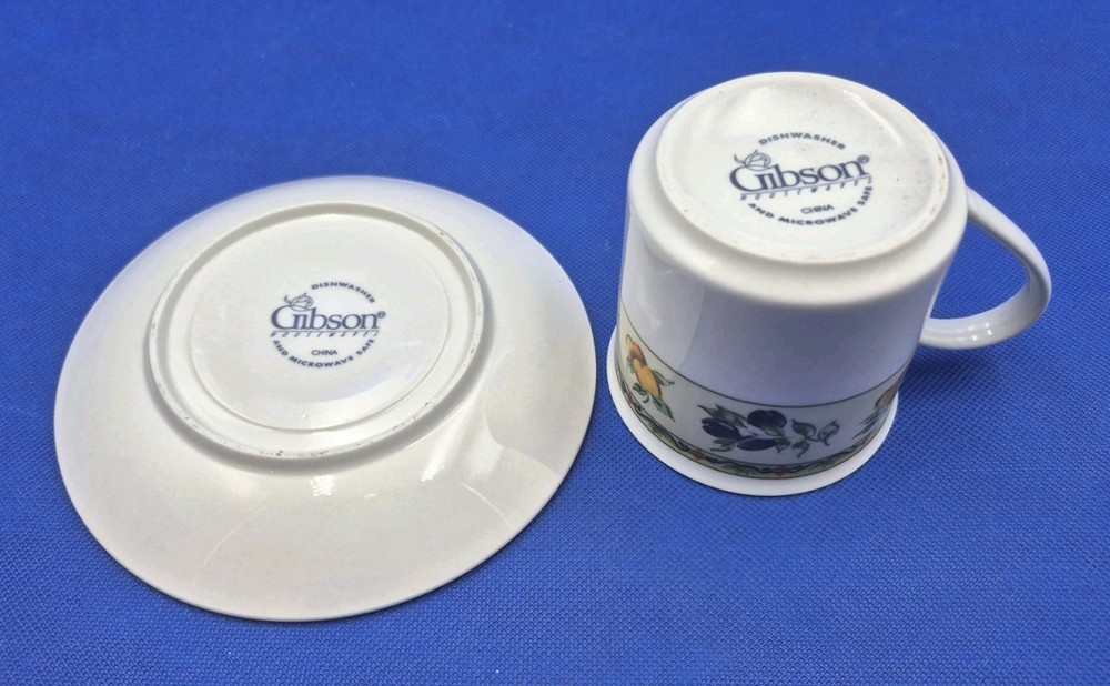 Gibson Fruit-a-Plenty Cup & Saucer Set REPLACEMENT