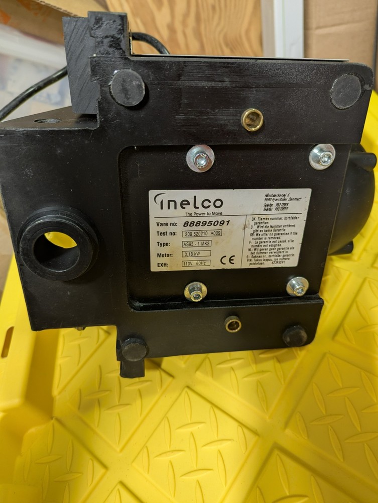 Inelco Tungsten Electrode Grinder Sharpener, 115Volts AC, missing accessories