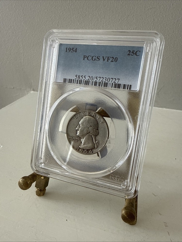 1954 Washington Quarter-PCGS VF20