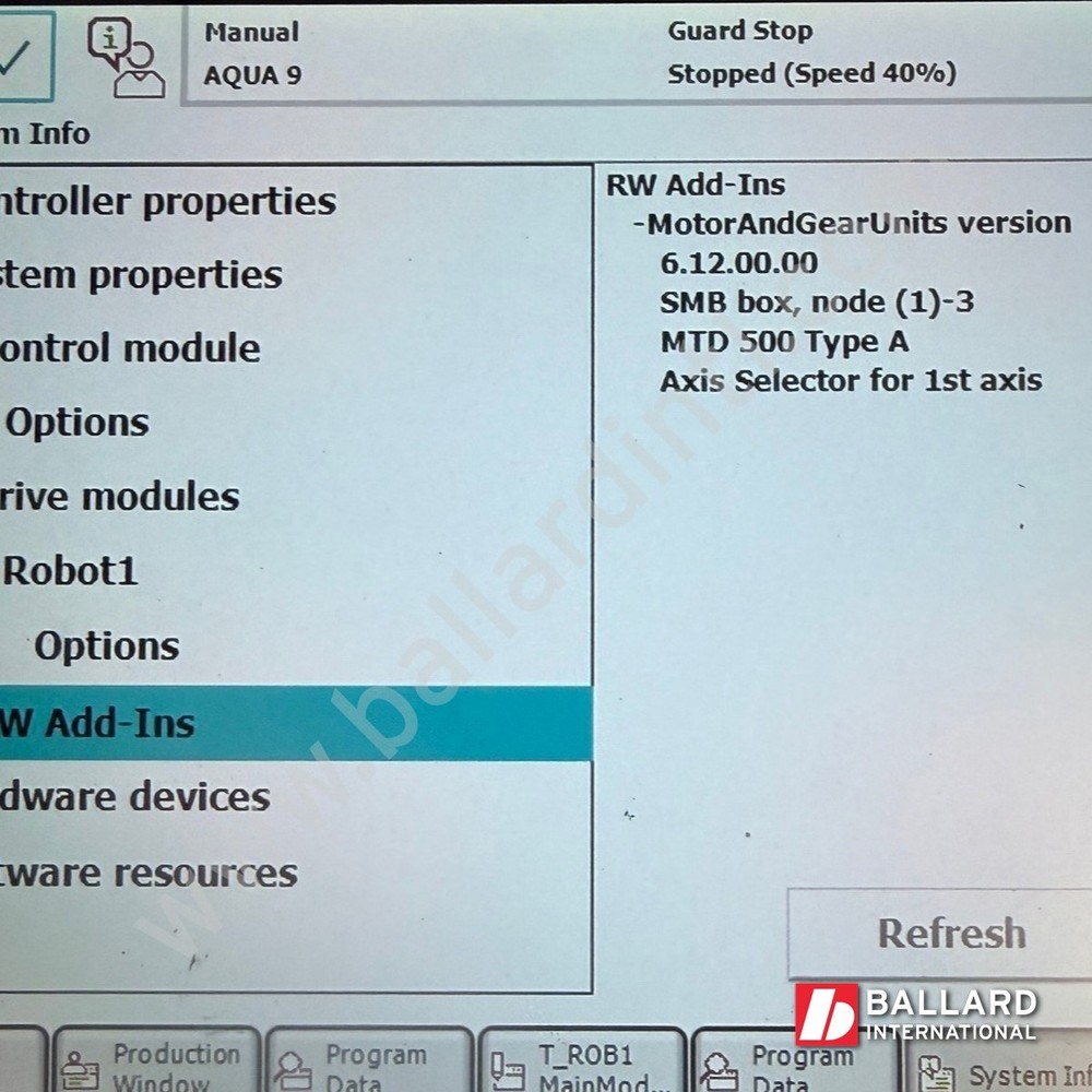 ABB IRB 4600-60/2.5 Complete Robot System w/ IRC5 Controller - 4600-800704