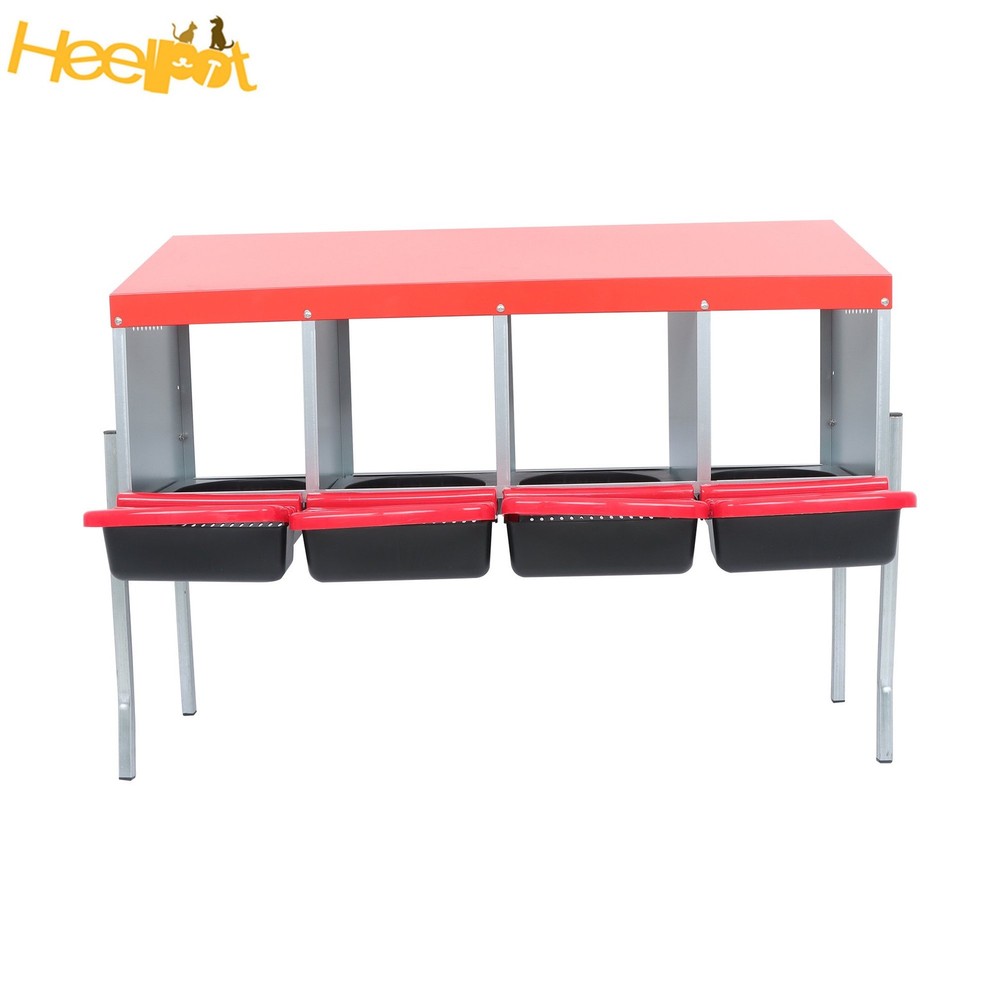4 Hole Compartments Nesting Box High Quality Materials Chickens Egg Laying Box