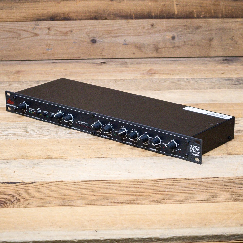 DBX 286A Mic Preamp Processor Vocal Channel Strip Compressor Enhancer U271273