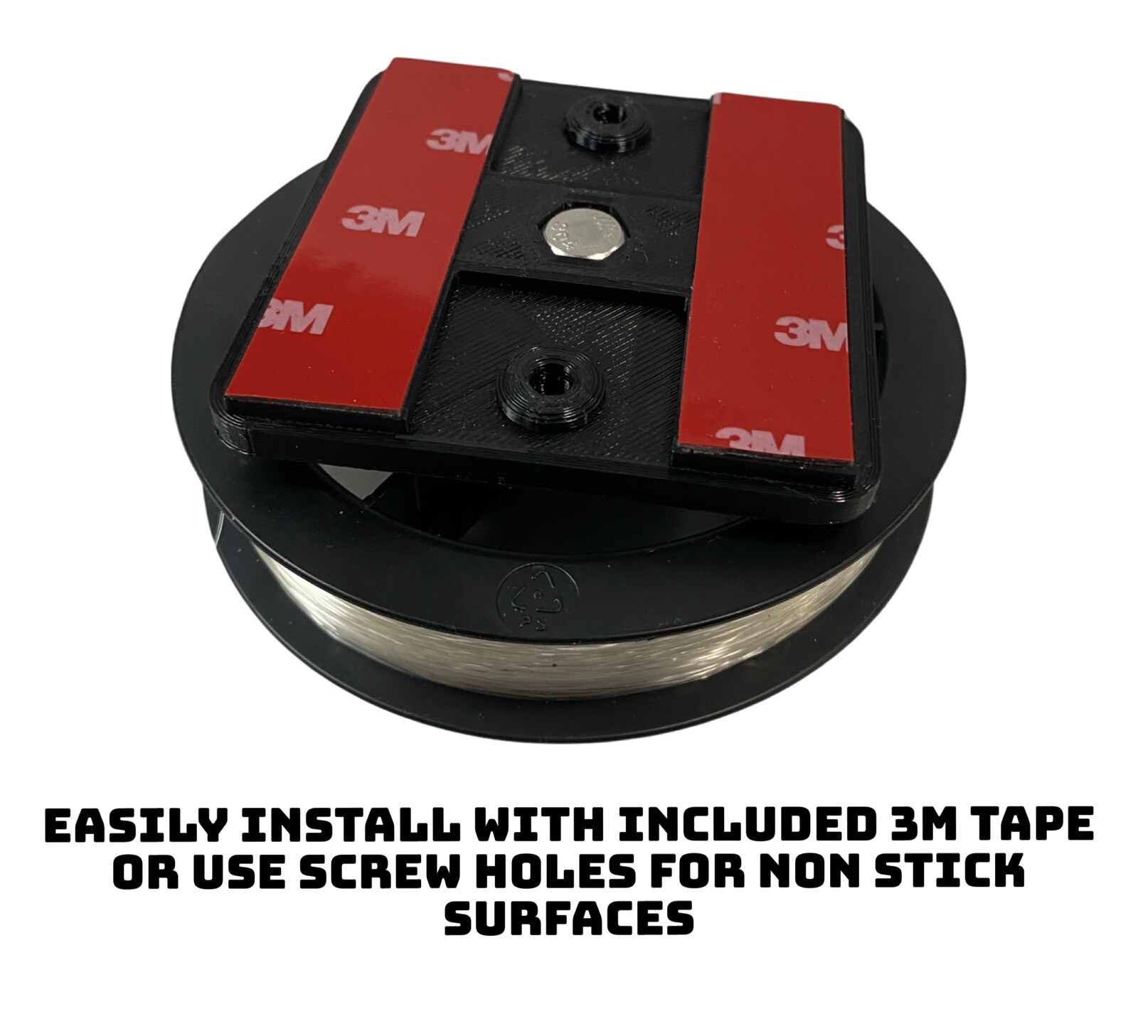 Leader Line Mount / Holder For Fishing - Spool Tender / Tournament Organizer