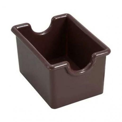 Winco PPH-1B Plastic Sugar Packet Holder - Brown
