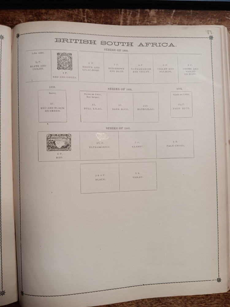 J. W. Scott's "BEST Postage Stamp Album"...US and Worldwide...Illustrated...1905