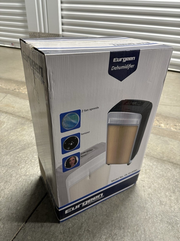 Compact 20 Pint Portable Dehumidifier with Humidity Sensor, Timer, 2 Speed