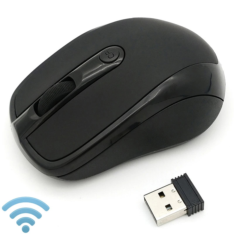 High Quality 2.4GHz USB Wireless Mouse - 2000DPI Adjustable Comfort Optical Mi