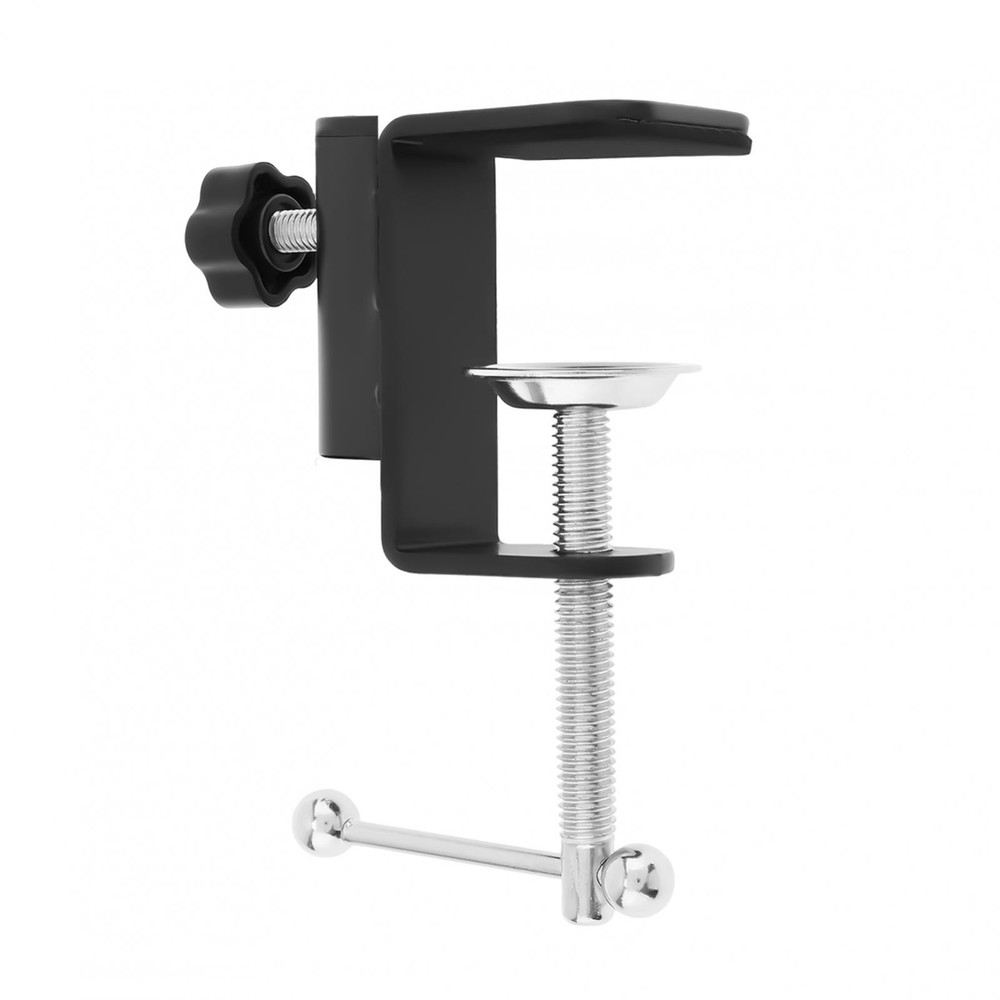 Adjustable C-Clamp for Microphone Arm and Desktop Table Lamp Mounting Bracket