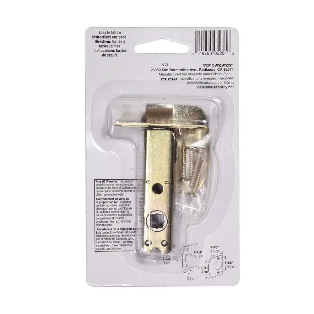 Modern Mortise Latch Set for Antique Knobs, NML1B