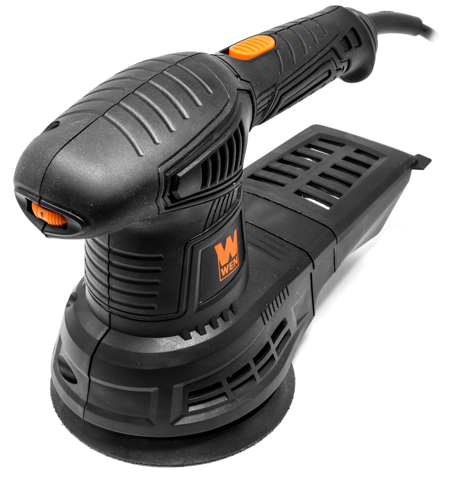 WEN 3.7-Amp 5-Inch Variable Speed Random Orbit Rotary Sander 5inch Hook-and-loop