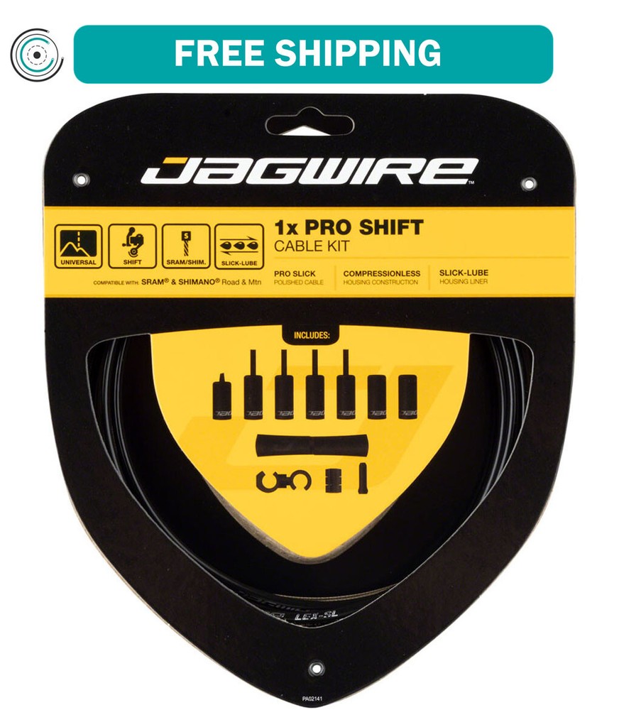 Jagwire 1x Pro Shift Kit Road/Mountain SRAM/, Black